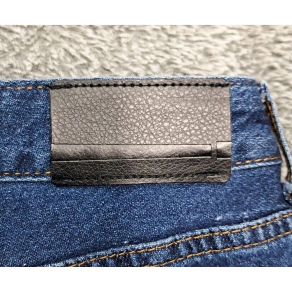 !IT Marty Jeans Womens Sz 8 High Rise Straight Leg Ankle Denim Blue Stretch - Picture 13 of 15
